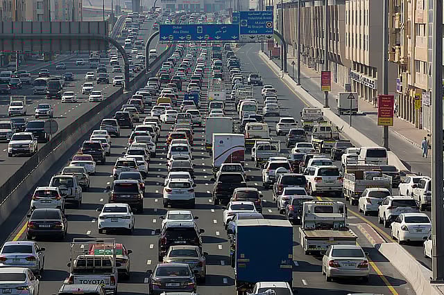 The project is designed to strengthen connectivity between emirates and increase road capacity to ease congestion and improve traffic flow. 