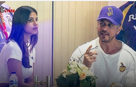 Shah Rukh Khan and Suhana Khan light up Eden Gardens