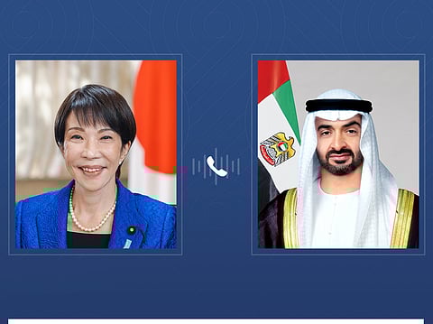UAE President and Japanese Prime Minister discuss comprehensive strategic partnership