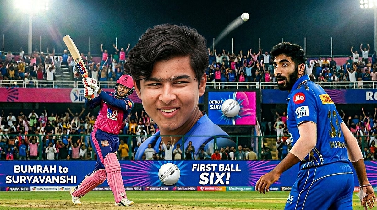 Vaibhav Sooryavanshi did not just face Bumrah, he took him on.