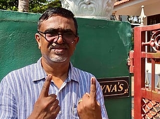 Keralite from Dubai votes twice, gets two fingers inked
