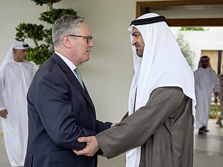 UAE President receives UK Prime Minister