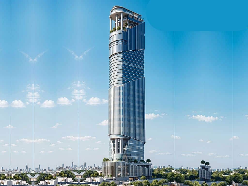 A new commercial tower within Al Habtoor City