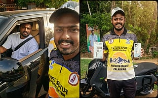 Sanju Samson gifting a phone to a fan