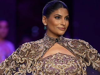 Dubai Bling star Farhana Bodi as show stopper at Bombay Times fashion showcase