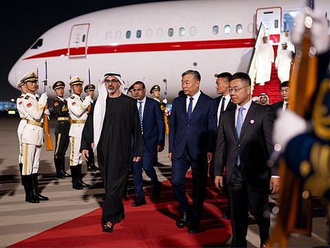 Abu Dhabi Crown Prince begins state visit to China