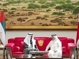 The meeting addressed the Iranian terrorist aggression targeting civilians and civilian infrastructure in the UAE, Bahrain, and other countries in the region