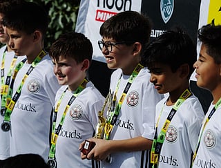 Dubai-based John Coulter and Andrew Dixon, teachers, who also run football sessions, quickly realised that owing to the conflict, the children’s routines had gone for a toss, and so they decided to bring it back with a little football. 