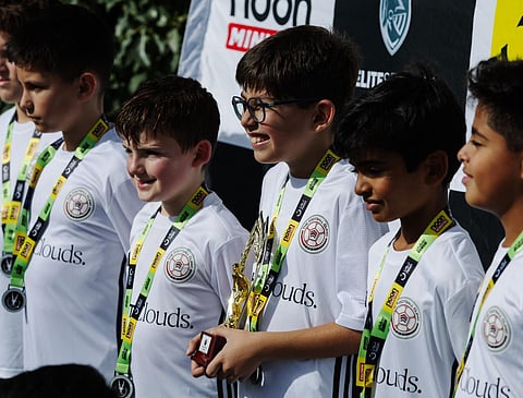 Dubai-based John Coulter and Andrew Dixon, teachers, who also run football sessions, quickly realised that owing to the conflict, the children’s routines had gone for a toss, and so they decided to bring it back with a little football. 