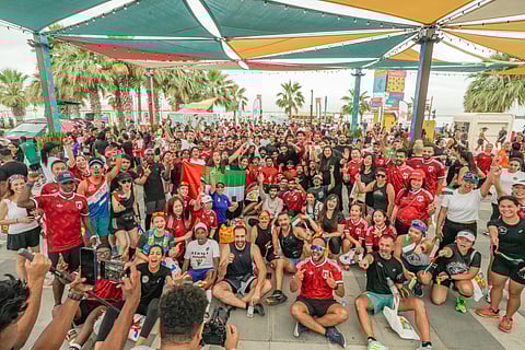 They arrived as separate clubs and left as part of one wider community, closing the morning together at Kite Beach Dubai.