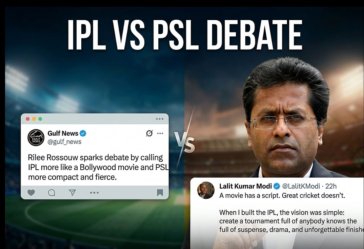 Lalit Modi reacts on X to Gulf News report on Rossouw calling IPL a movie