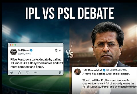 Lalit Modi reacts on X to Gulf News report on Rossouw calling IPL a movie