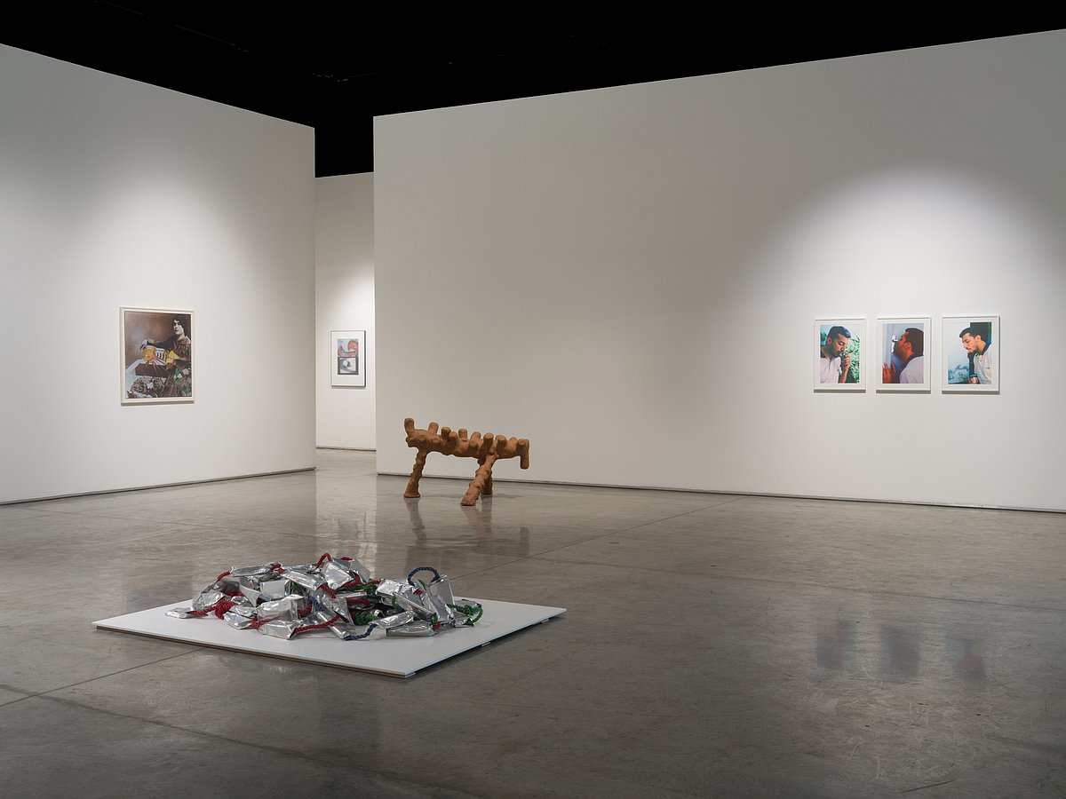 Installation view of Move, pause, return — Gallery Isabelle’s 20th anniversary show featuring 20 artists paired with 20 emerging curators and writers from the region. 