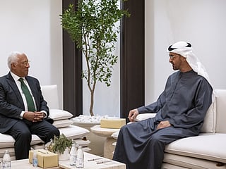 UAE President meets President of the European Council