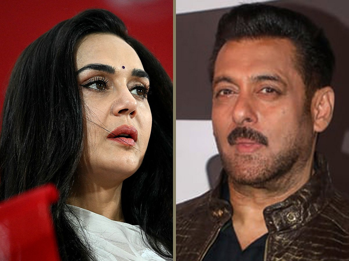 Preity Zinta and Salman Khan