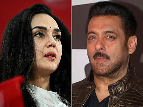 Preity Zinta and Salman Khan