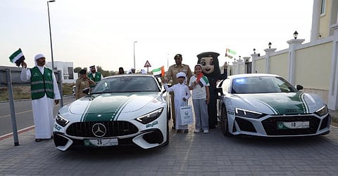 Dubai Police bring UAE flag celebrations to residential communities