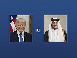 Qatari Emir, US President discuss deescalation, energy