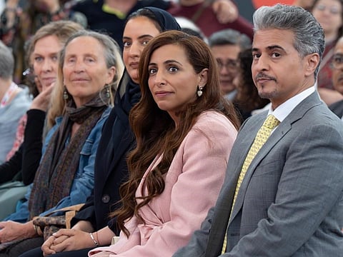 Sheikha Bodour bint Sultan Al Qasimi (2nd from right) says that hosting the IBBY 2-23 congress reflects the UAE’s deep belief in the power of words