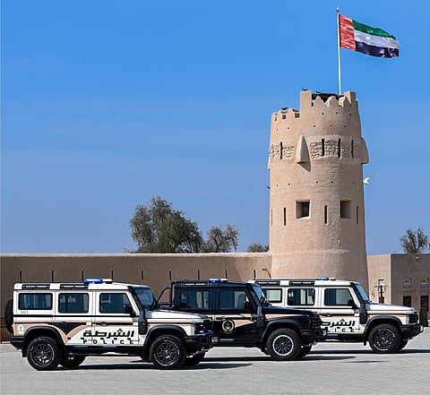 The vehicle is designed to perform where standard patrol cars cannot.