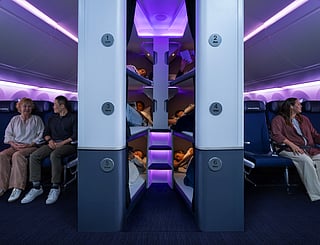 Six lie-flat pods will be installed on new Dreamliners serving long-distance routes. 