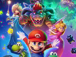 Poster art for 'The Super Mario Galaxy Movie' now streaming in the UAE