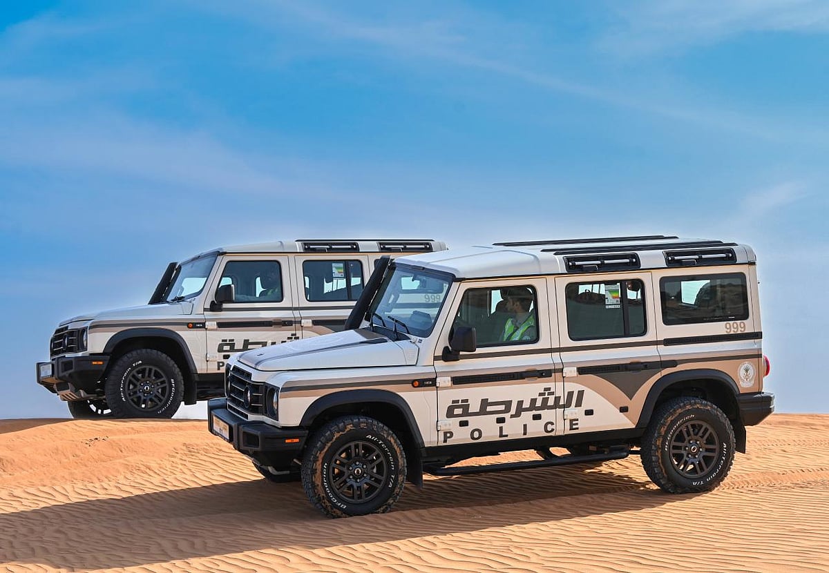 The vehicle is designed to perform where standard patrol cars cannot.