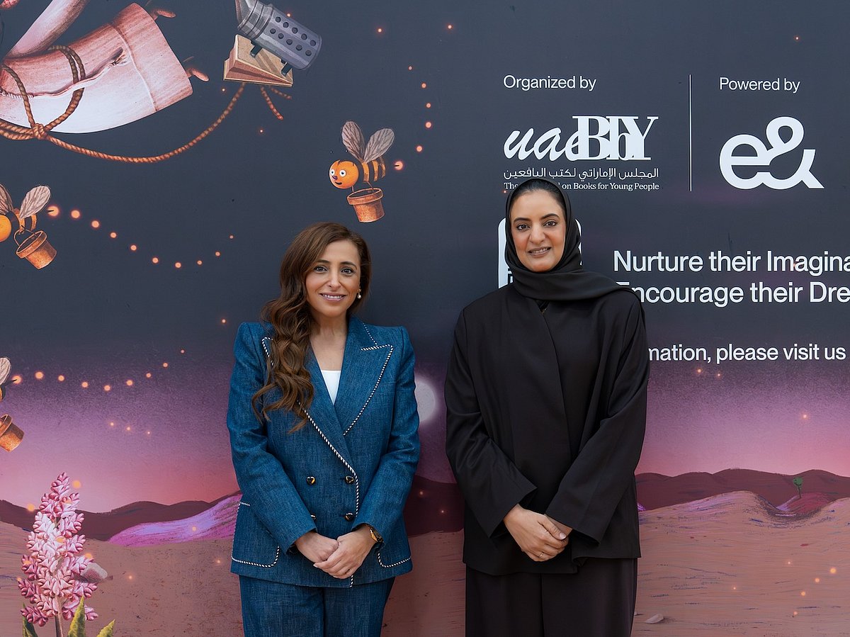 Sheikha Bodour bint Sultan Al Qasimi, Chairperson of the Sharjah Book Authority and Founder and Honorary President of the UAE Board on Books for Young People (UAEBBY), during Bologna Children’s Book Fair.
