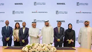 Dubai Holding, Emirates NBD officials sign new partnership deal. It embeds mortgage solutions into the homebuying journey.
