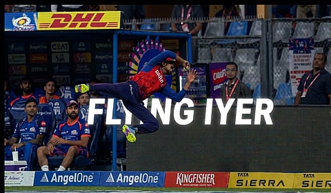 One of the best relay catches you will ever see