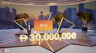 UAE Lottery show host Chadi Khalaf during Lucky Day Draw No. 260418