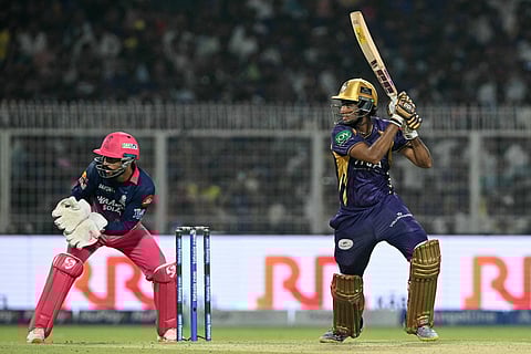 Kolkata Knight Riders' Indian cricket player Angkrish Raghuvanshi was fined following his dismissal v Lucknow Super Giants