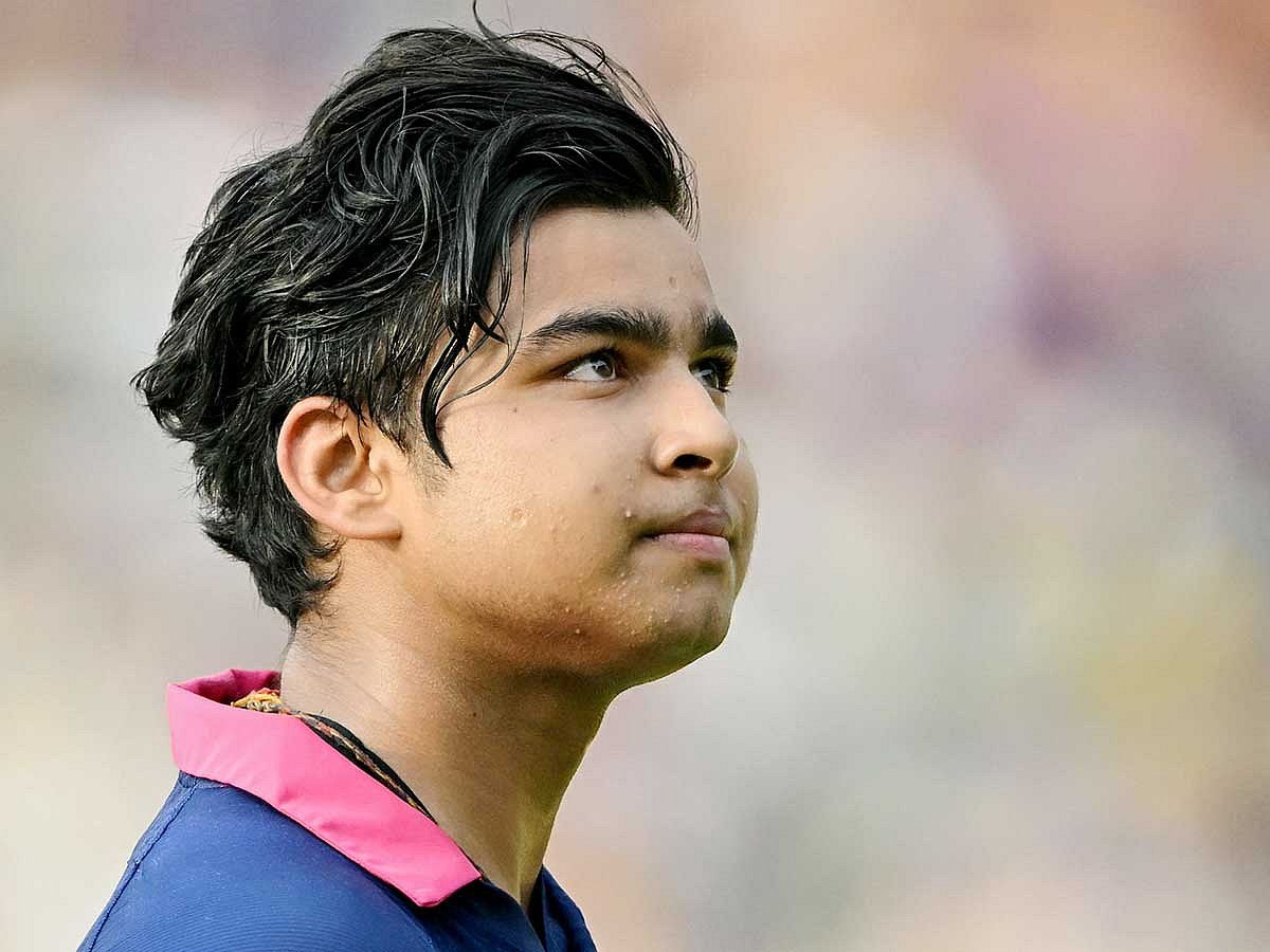Rajasthan Royals' Vaibhav Sooryavanshi walks back to the pavilion after his dismissal during the 2026 IPL match against Kolkata Knight Riders at the Eden Gardens in Kolkata on April 19, 2026. 