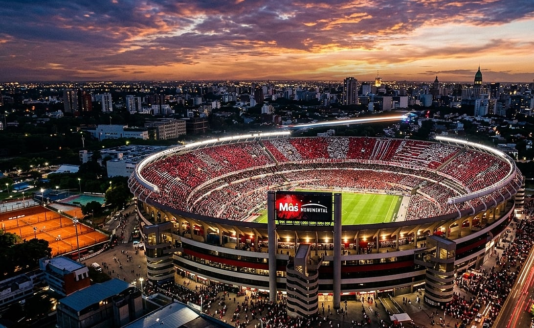 River Plate's home: Mas Monumental 