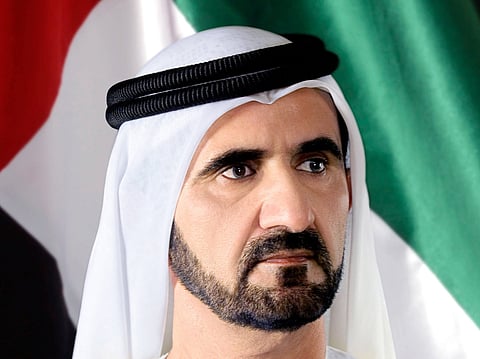 His Highness Sheikh Mohammed bin Rashid Al Maktoum, Vice President and Prime Minister of the UAE, and Ruler of Dubai.