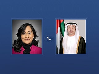Sheikh Abdullah Bin Zayed, UAE Deputy Prime Minister and Minister of Foreign Affairs, discussed regional developments with Anita Anand, Minister of Foreign Affairs of Canada by phone.