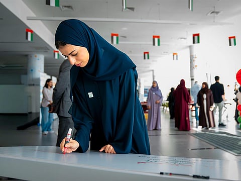 Ajman university reopens with a meaningful event