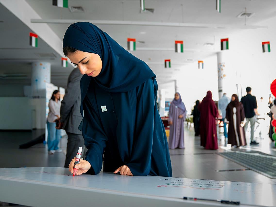 Ajman university reopens with a meaningful event