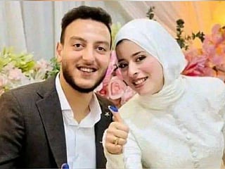 The bride lost consciousness shortly before leaving the wedding hall in the city of Awlad Saqr, after reportedly suffering a severe cardiac episode. She was rushed to Awlad Saqr Central Hospital. 