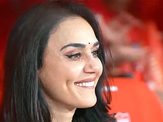Bollywood actress Preity Zinta