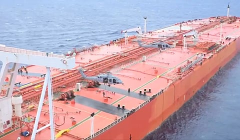 The M/T Tifani was reportedly carrying about 2 million barrels of crude loaded at Kharg Island earlier this month, a key Iranian oil export hub. 