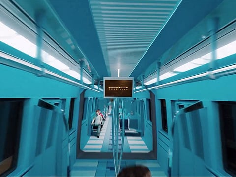 DUBAI METRO GOLD LINE