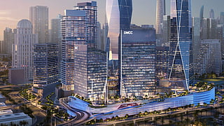 The twin towers will add over 560,000 square feet of office space to Uptown Dubai.
