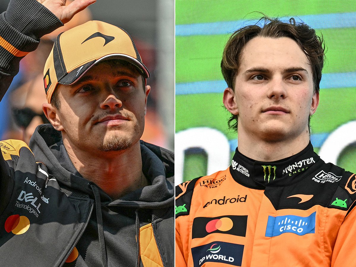 Lando Norris and Oscar Piastri
