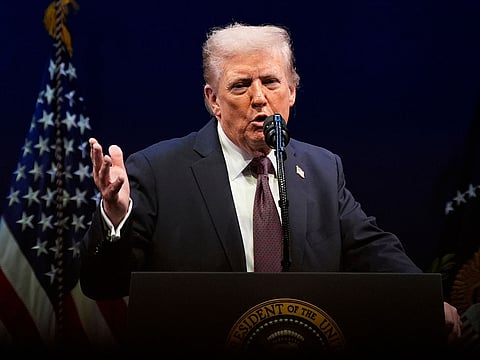 US President Donald Trump