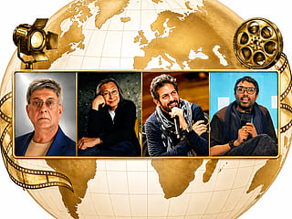 From left: Hira Bulani, Peter Chan, Kabir Khan, and Prasad Shetty