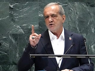 Iran's President Masoud Pezeshkian