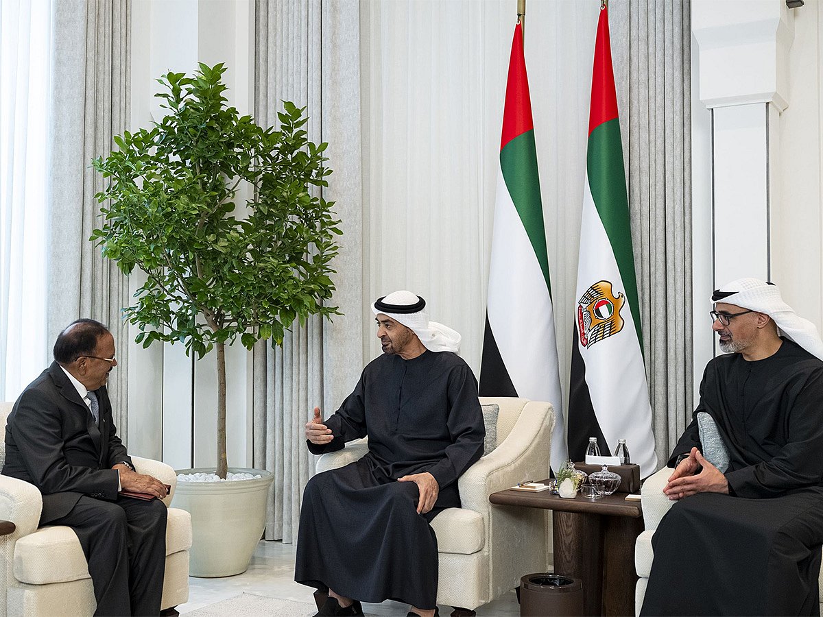 UAE President meets India’s NSA Ajit Doval in Abu Dhabi