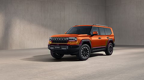 Designed as an all-terrain premium hybrid SUV, G700 combines bold styling, luxury comfort and serious off-road capability
