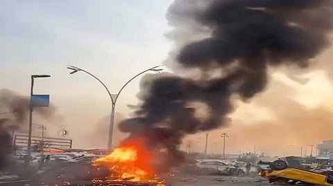 Horrific crash involving cement tanker and 35 vehicles occurred in Iraq's Kirkuk on Sunday evening. 